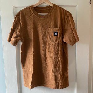 Carhartt Hurley Collaboration Brown Pocket T-Shirt